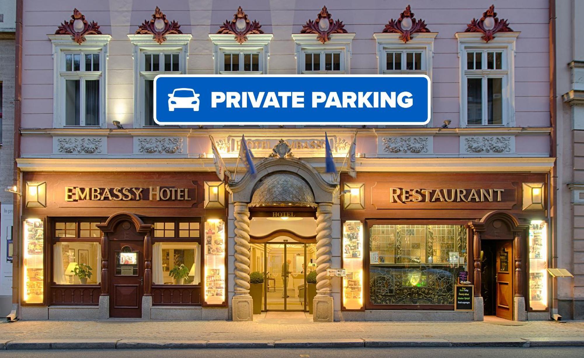 קרלובי וארי Hotel Embassy מראה חיצוני תמונה